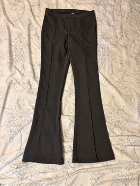 h&m flared dress pants Women's Black Flared Dress Pants